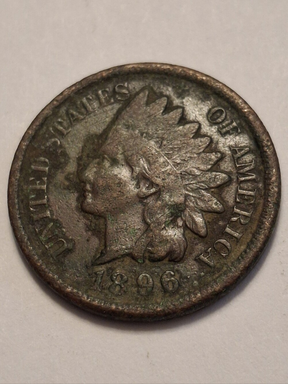 1896 Indian Head Copper Penny